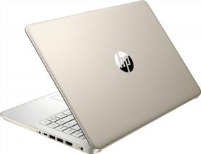 img 1 attached to 💻 HP Laptop 14" HD Screen Intel Celeron N4020 Processor 4GB DDR4 Memory 64GB eMMC Webcam WiFi Bluetooth 1 Year Microsoft 365 Windows 10 Home KKE 64GB Micro SD Card Pale Gold - Full Specs & Features