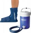 effective ankle cold therapy with aircast cryo/cuff: gravity-fed cooler and one-size-fits-most design logo