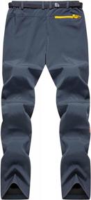 img 3 attached to Мужские штаны для походов на открытом воздухе, быстросохнущие, водонепроницаемые, легкие, для альпинизма, с карманами на молнии