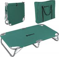 durable steel frame pet cot - foldable, lightweight and portable for dogs & cats | gigatent elevated bed for comfortable play & rest. logo