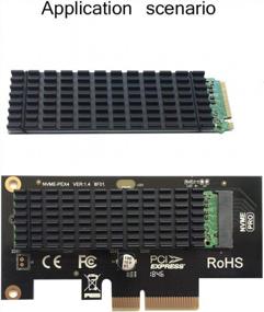 img 1 attached to Keep Your NVMe M.2 SSDs Cool With PCIe Heatsink Cooler And Thermal Pad Combo (2 Pack)