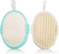 🛀 exfoliating loofah bath sponge for gentle scrubbing and exfoliation logo