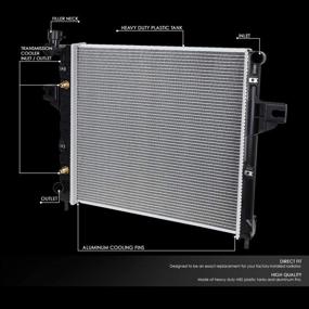 img 3 attached to DNA Motoring OEM RA 2262 Aluminum Radiator