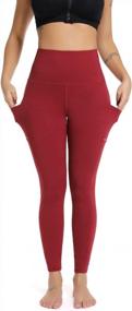 img 2 attached to Olacia Leggings: Women'S High Waisted Tummy Control Workout Leggings With Pockets