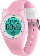 kids watches digital sport watch for girls boys, fitness tracker with alarm clock, stopwatch, no app waterproof watches for teens students ages 5-12 логотип