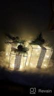 картинка 1 прикреплена к отзыву Добавьте блеска своему рождественскому декору с набором подарочных коробок со светодиодной подсветкой от Hourleey! от Don Taniguchi