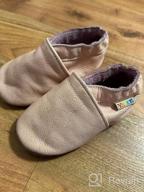 img 1 attached to 👟 Yalion Slip-On Leather Crawling Shoes for Toddler Boys review by Brian Forbis