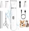 versatile & quiet 4-in-1 pet grooming tool - electric pet hair clipper with mini trimmer, nail grinder, and 2 speeds - waterproof & rechargeable for dogs and cats logo