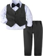 design toddler wedding gentleman outfit boys' clothing : suits & sport coats logo