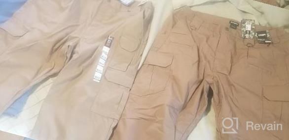 img 1 attached to Men'S Tactical Water Resistant Ripstop Cargo Pants - Lightweight EDC Hiking Work Pants For Outdoor Apparel By CQR review by Paul Walters