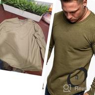 img 1 attached to Stylish Men's Crewneck T-Shirts for Athletic Fashion Enthusiasts review by Willie Ogunlana