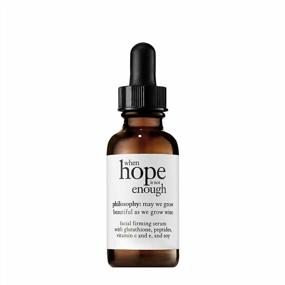 img 4 attached to Firm And Lift Skin With Philosophy When Hope Is Not Enough Facial Firming Serum, 1 Oz.