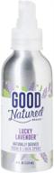 🌿 enhanced room & linen spray, lucky lavender, 4oz - essential oil aromatherapy by good natured brand логотип