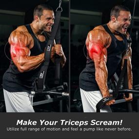 img 3 attached to Maximize Your Triceps Workout With VIKINGSTRENGTH Tricep Rope - Innovative Design, Anti-Slip Material And Workout App Included