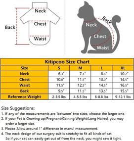 img 3 attached to 🐱 Vintage Stripes Sphynx Hairless Cat Cute Summer Cotton T-Shirts: Breathable Pet Clothes for Cats & Small Dogs