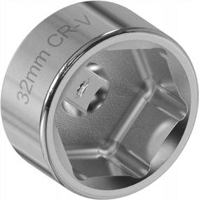 img 2 attached to Versatile 32Mm Oil Filter Socket For Ecotec, TDI, VW, GM, Audi, BMW, And Polaris Vehicles By ATLIN
