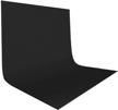 professional quality utebit 10x12ft black photo backdrop cloth for studio-quality photography and video content on youtube logo