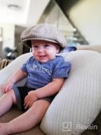 img 1 attached to 🧢 Scally Cap Hat for Toddler Boys: Tan and Brown Newsboy Style for Kids who Love Fashion review by Devin Tanner