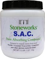 📦 sac poultice powder (2.2 lb): effective organic stain remover for marble, granite, travertine, limestone & more logo