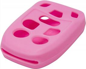 img 2 attached to Protective Keyless Entry Remote Cover For Select Honda Models - Pink Silicone Replacement By Keyless2Go