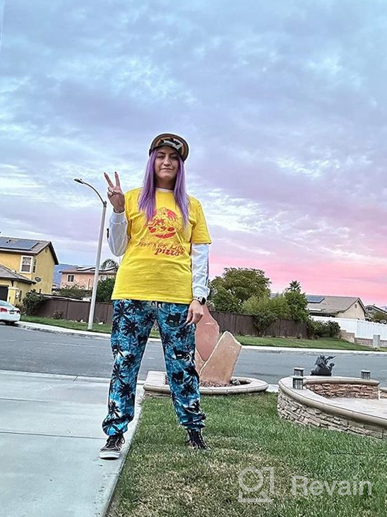 img 1 attached to 🍍 Hawaiian Pineapple Graphic Sweatpants Boys' Pants with Pockets - Clothing review by Austin Cejudo