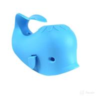 🐳 alibebe bath spout cover: whale faucet cover for baby and kids safety in blue logo