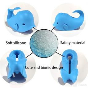 img 2 attached to 🐳 ALIBEBE Bath Spout Cover: Whale Faucet Cover for Baby and Kids Safety in Blue