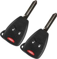 🔑 vofono keyless entry remote for chrysler, dodge, jeep - fits wrangler & ram 1500 - fcc id: m3n5wy72xx oht692427aa (pack of 2) логотип