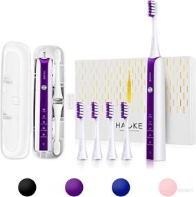 img 4 attached to 🪥 Revolutionize Your Dental Routine: HAUKE Rechargeable Ultrasonic Toothbrushes