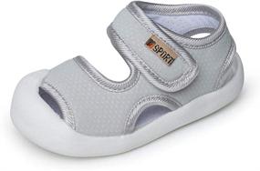 img 4 attached to 👟 Breathable Open Toe Athletic Sandals for Toddler Boys - Outdoor Footwear