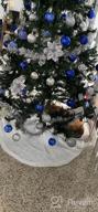 img 1 attached to 60 Inch White Faux Fur Christmas Tree Skirt - Perfect For Merry Christmas Decorations! review by Mark Loebis