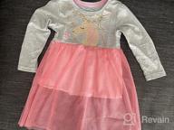 img 1 attached to HILEELANG Christmas Reindeer Dresses for Toddler Girls review by Jill Graham