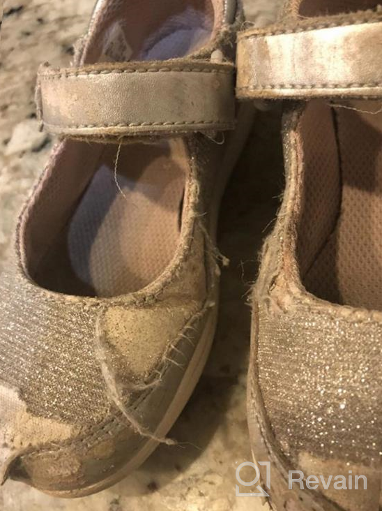 img 1 attached to 👟 Shine in Style with Stride Rite Girls' Silver Shoes for Little Girls review by Mod Kindred