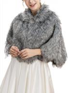stay warm and stylish at your wedding with edary's faux fur shawls and wraps logo