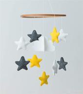 cheeky owl baby crib mobile: dreamy clouds and stars for nursery decor - handmade with premium materials логотип