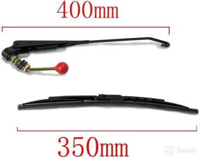 img 3 attached to 🧹 ConPus UTV Hand Operated Windshield Wiper: Perfect Fit for Polaris Ranger RZR 900 1000, Can Am, Kawasaki, Honda Pioneer, Golf Cart - Manual UTV Windshield Wiper