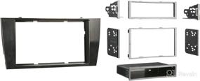 img 1 attached to Metra 99-9501B Single/Double DIN Dash Kit for 2001-2008 Jaguar X-Type/S-Type – Black Finish (Select Vehicles)