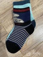 img 1 attached to Cozy Winter Thermal Wool Socks for Kids Toddlers - 6 Pack review by Vincent Hurst