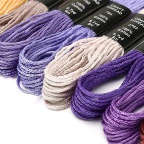 img 2 attached to Get Creative With Maydear'S 447 Skein Pure Cotton Embroidery Thread Set For Your Next DIY Project!