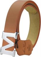 👩 versatile and stylish women's leather removable letter belts - mother's must-have accessory logo