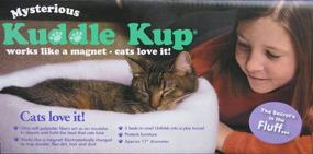 img 1 attached to K. T. Manufacturing Mysterious Kuddle Kup Charcoal Cat Bed