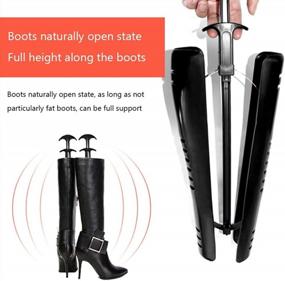 img 2 attached to 👢 Satisfounder Tall Boot Shapers - Knee High Shaft Boots Inserts, Perfect Support for Women's and Men's Shoes