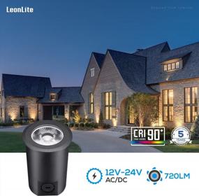 img 1 attached to Transform Your Landscape With LEONLITE 7W In Ground Well Lights - Pack Of 6, 720LM, Low Voltage, Waterproof, 3000K