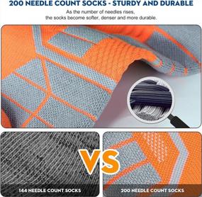 img 1 attached to Moisture-Wicking, Cushion-Padded Low Cut Running Socks By Hylaea Athletics