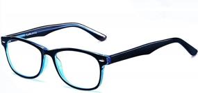 img 4 attached to 😎 Blue Light Blocking Glasses for Women and Men - Ramlinku Lightweight Eyeglasses Frame for Computer Reading, Gaming, TV, Phones - Filter Ray Lens, Prevent Eye Strain and Headache