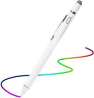 white menkarwhy e8910bj active stylus pen, fine point digital pencil for touch screens, iphone, ipad pro air mini, android tablets, and more logo