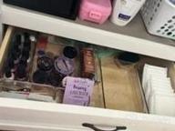img 1 attached to 25-Piece Clear Plastic Drawer Organizers: Non-Slip Trays For Makeup, Jewelry, Office & More! review by Gary Cole