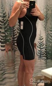 img 5 attached to ATTRACO женский спортивный цельный купальник Boyleg, соревновательный купальный костюм