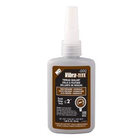 img 1 attached to Vibra-TITE 44450 444 Brown High Pressure Hydraulic Thread Sealant - 50ml Bottle: An Effective Anaerobic Solution