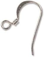 🎣 silver plated uncommon artistry 18mm fishhooks earring hooks (pack of 50) logo